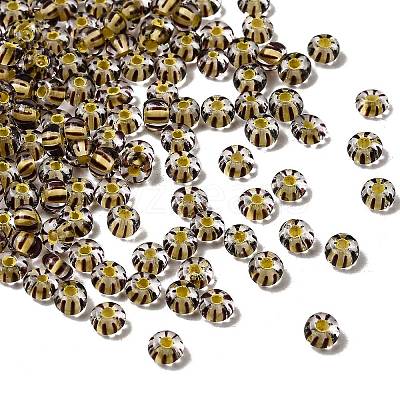 Transparent Stripe Glass Seed Beads LS-GLAA-NH0001-06E-1