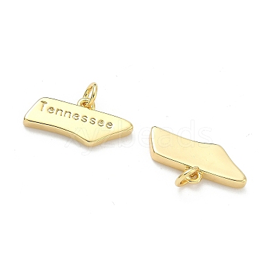 Brass Pendants KK-D229-22T-G-1