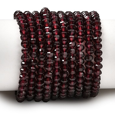 Natural Garnet Beads Strands G-K376-I01-3x4mm-1
