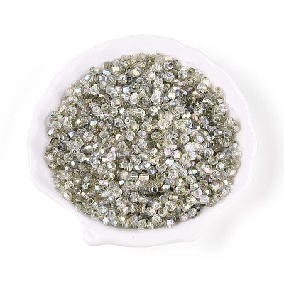 Transparent Spray Painted Glass Beads X1-EGLA-N018-4mm-03-1