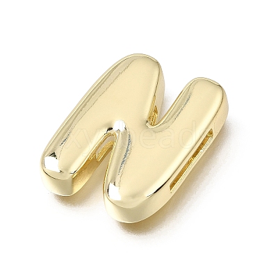 Brass Slide Charms KK-Z163-01G-N-1
