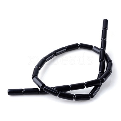 Natural Obsidian Bead Strands X-G-R356-54-1