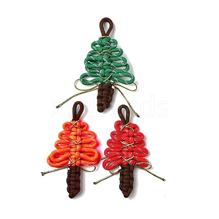 Nylon & Plastic Cord Big Pendants FIND-H054-03-1