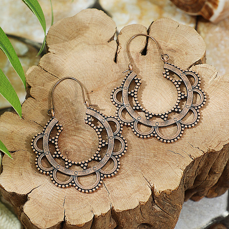 Bohemian Style Alloy Hoop Earrings WG64A01-06-1