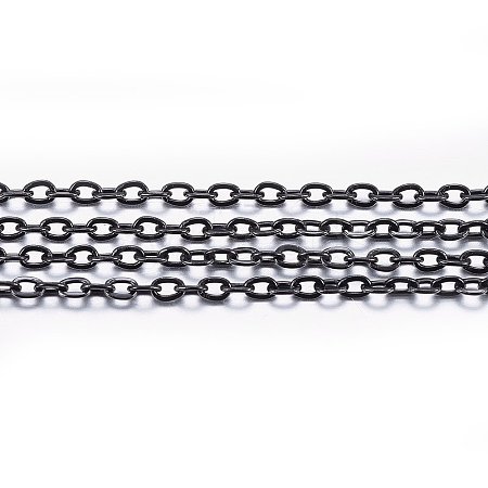 Handmade 304 Stainless Steel Cable Chains STAS-P213-05B-01-1