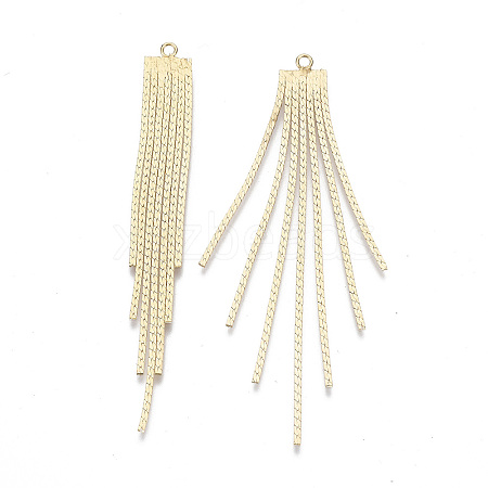 Brass Chain Tassel Big Pendants X1-KK-N231-110G-NF-1
