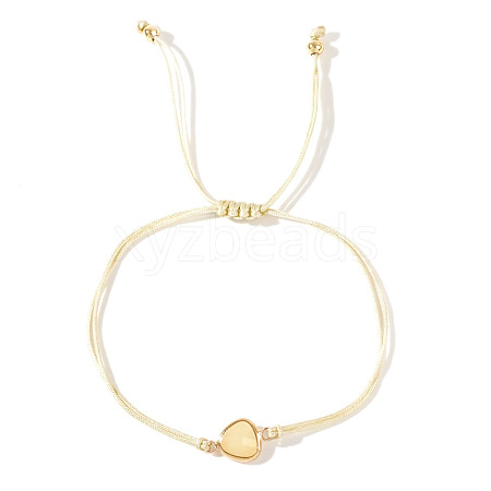 Elegant Golden Edge Glass Link Bracelets for Girlfriend and Family KK2420-2-1