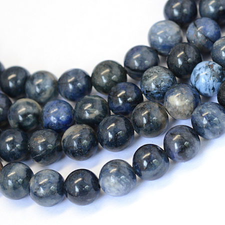 Natural Sodalite Round Bead Strands X-G-E334-4mm-16-1