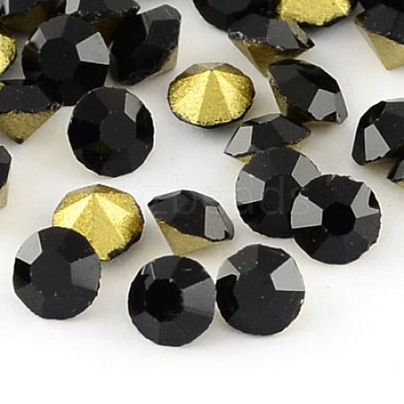 Glass Pointed Back Rhinestone RGLA-R004-8mm-05B-1