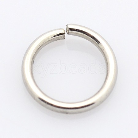 Non-Tarnish 304 Stainless Steel Open Jump Rings STAS-E067-05-8mm-1