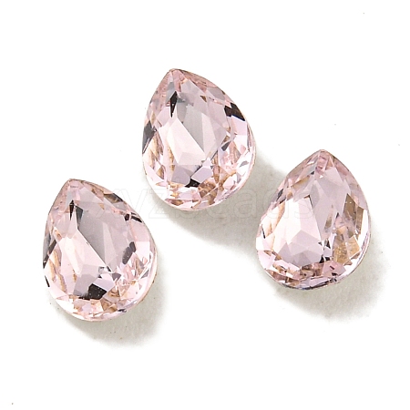 Glass Rhinestone Cabochons RGLA-L029-19B-223-1