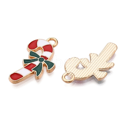 Christmas Theme Alloy Enamel Pendants ENAM-T020-10K-1