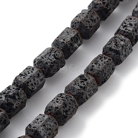 Natural Lava Rock Beads Strands G-H303-C07-1