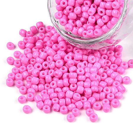 8/0 3mm Baking Paint Glass Seed Beads Loose Spacer Beads X-SEED-S002-K2-1