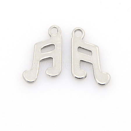 Tarnish Resistant 304 Stainless Steel Charms STAS-J014-08-1