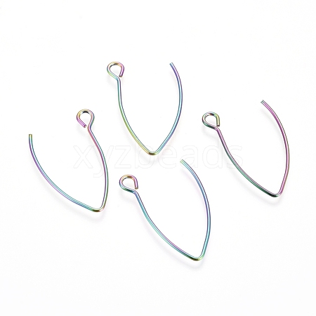 Ion Plating(IP) 304 Stainless Steel Earring Hooks STAS-L216-03A-M-1