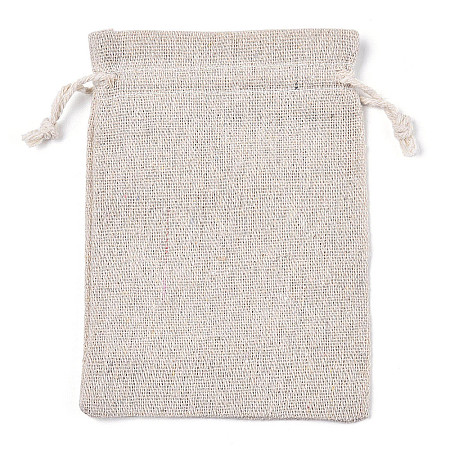 Cotton Cloth Packing Pouches Drawstring Bags ABAG-R011-10X14-01-1