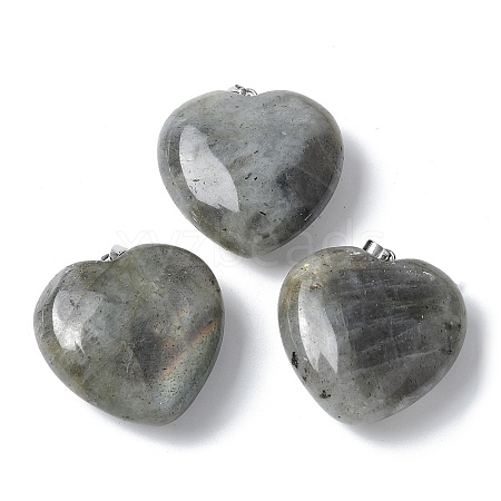 Natural Labradorite Pendants G-A259-02P-02-1