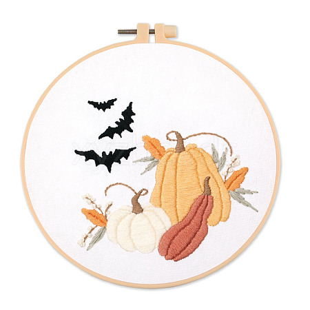 DIY Halloween Theme Embroidery Kits SENE-PW0009-09B-1