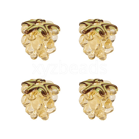4Pcs Handmade Lampwork Beads LAMP-TA0002-24E-1