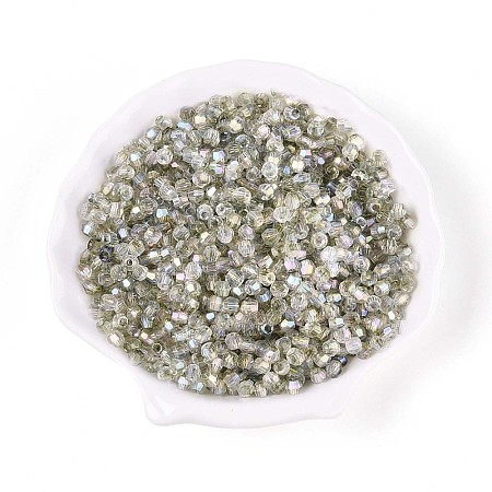 Transparent Spray Painted Glass Beads X1-EGLA-N018-4mm-03-1