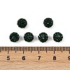 Polymer Clay Rhinestone Beads RB-H284-6MM-Half-205-4