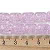 Transparent Crackle Glass Beads Strands GLAA-NH0001-04H-4