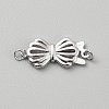 925 Sterling Silver Box Clasps STER-WH0004-062P-1