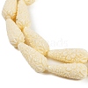 Synthetic Coral Carved Beads Strands CORA-C003-09-3