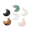 Natural & Synthetic Gemstone Pendants PALLOY-JF01701-1