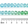 Transparent Painted Glass Beads Strands LS-DGLA-A034-T8mm-A17-3