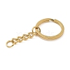 Ion Plating(IP) 304 Stainless Steel Split Key Rings KEYC-M035-02G-2