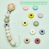 CHGCRAFT 20Pcs 10 Colors Silicone Beads SIL-CA0001-08-4