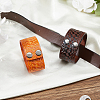 2Pcs 2 Colors Punk Cowhide Cord Bracelets BJEW-FH0001-15-4