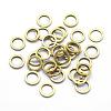 Brass Linking Rings KK-P119-20-6mm-RS-1