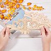 Olycraft Rubber Wood Carved Onlay Applique AJEW-OC0001-51A-3