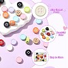 40Pcs 10 Colors Alloy Enamel Beads FIND-CJ0004-68-3