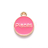 Alloy Enamel Pendants X-ENAM-S124-01B-03H-3