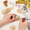 AHADERMAKER 30Pcs 3 Style Doll Straw Hat DIY-GA0005-44-3