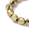 Electroplated Synthetic Non-magnetic Hematite Beads Strands G-I364-L01-4