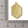 Rack Plating Brass Enamel Pendant KK-A229-31G-03-3