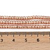 Electroplate Non-magnetic Synthetic Hematite Beads Strands G-L485-06A-RG-2