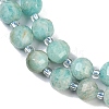 Natural Amazonite Beads Strands G-G182-B34-03-4