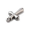 304 Stainless Steel Pendants STAS-Z091-08AS-02-2