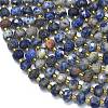 Natural Sodalite Beads Strands G-K389-E74-01C-3