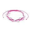 Glass Seed Beads Braided Beaded Bracelets for Women BJEW-MZ00215-01-2