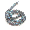 Synthetic Moonstone Beads Strands X-G-F142-10mm-02-2