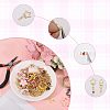1 Bags DIY Keychain Kit DIY-GL0007-18-4