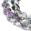 Electroplate Glass Beads Strands EGLA-G037-09A-4