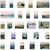 50Pcs PVC Waterproof Landscape Stickers PW-WGBC780-01-3